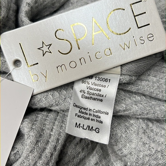 L* Space Revolve Venice Beach Hoodie in Heather Gray, size M/L NWT - Picture 6 of 6